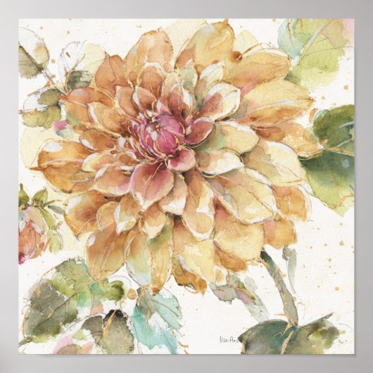 オレンジダリア ポスター (正面)