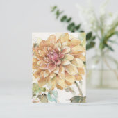 オレンジダリア ポストカード (スタンド正面)