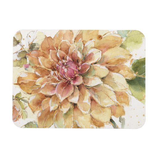 オレンジダリア マグネット (横)