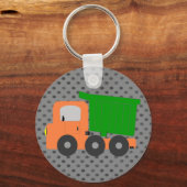 オレンジダンプトラック キーホルダー (正面)