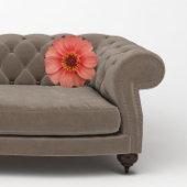 オレンジダ独身のリア開花フローラ ラウンドクッション