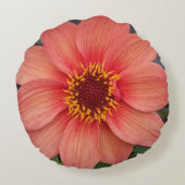 オレンジダ独身のリア開花フローラ ラウンドクッション (裏面)