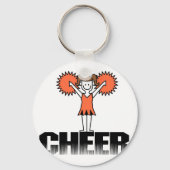 オレンジチアリーティングTシャツとギフト キーホルダー (正面)