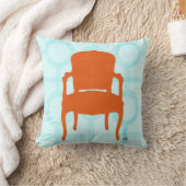 オレンジチェアシルエットクッション クッション (ブランケット)