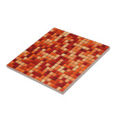 オレンジチェック タイル (側面)