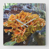 オレンジチキン・オブ・ザ・ウッズ スクエア壁時計 (正面)