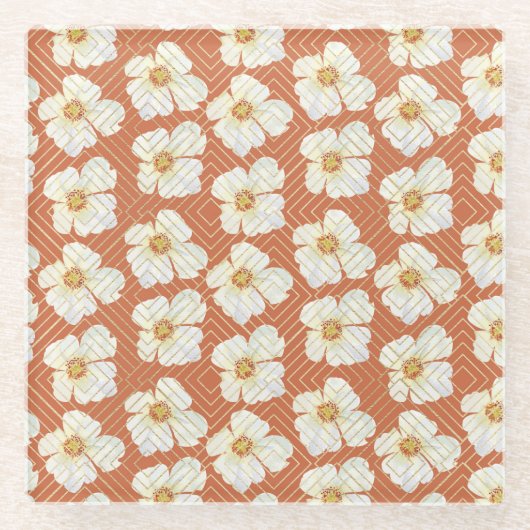 オレンジチキン ガラスコースター (正面)