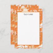 オレンジチノイスリーパゴダ サンキューカード (正面/裏面)