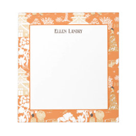 オレンジチノイスリーパゴダ ノートパッド