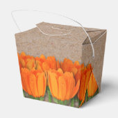 オレンジチューリップオンクラフトテイクアウトスタイルフォーボックス フェイバーボックス (裏面サイド)