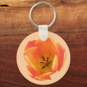 オレンジチューリップキーチェーン キーホルダー (正面)