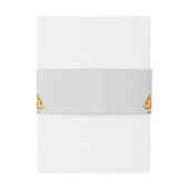 オレンジチューリップ結婚式招待状ベリーバンド 招待状ベリーバンド (裏面例)