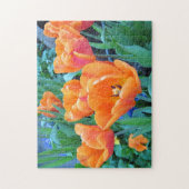 オレンジチューリップ ジグソーパズル (縦)