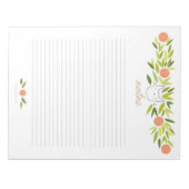 オレンジツリーキャットXLメモ帳 ノートパッド (正面)