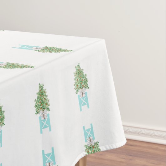 オレンジツリーズトピアリータブレクロース テーブルクロス (インサイチュ)