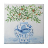 オレンジツリートピアリージンジャージャースジャールジャールアート タイル (正面)