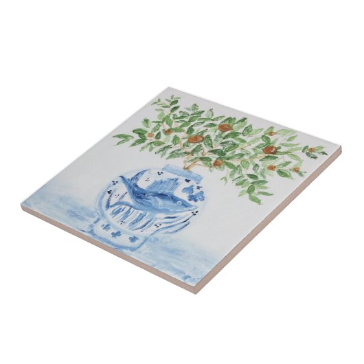 オレンジツリートピアリージンジャージャースジャールジャールアート タイル (側面)