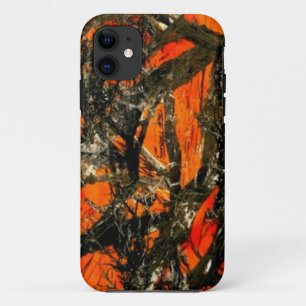 "オレンジツリーブランチカムフラージュ" iPhone 11 ケース