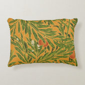 オレンジツリーヴィンテージカラフルフローラ アクセントクッション (正面)