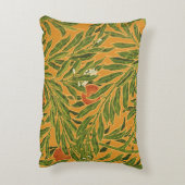 オレンジツリーヴィンテージカラフルフローラ アクセントクッション (裏面(縦))