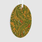 オレンジツリーヴィンテージカラフルフローラ オーナメント (正面)