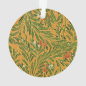 オレンジツリーヴィンテージカラフルフローラ オーナメント (裏面)