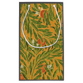 オレンジツリーヴィンテージカラフルフローラ スモールペーパーバッグ (裏面)