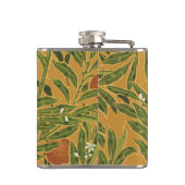 オレンジツリーヴィンテージカラフルフローラ フラスク (裏面)