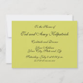 オレンジツリーヴィンテージカラフルフローラ 招待状 (裏面)