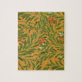 オレンジツリーヴィンテージ壁紙パターンアールヌーボー ジグソーパズル (縦)