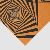 オレンジティッシュペーパーハロウィンサイケデリック模様 薄葉紙 (詳細)