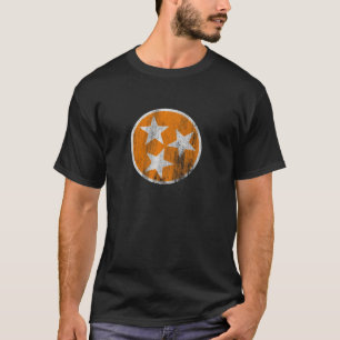 オレンジテネシー州旗ボランティア州トライスターズ Tシャツ
