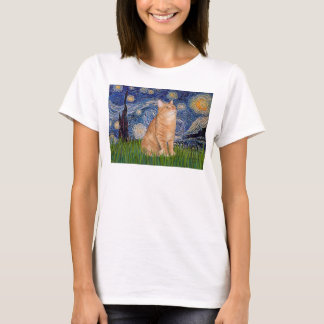 オレンジテビー46の星空 Tシャツ