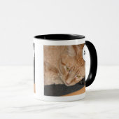 オレンジテビ猫のユーモア マグカップ (正面右)