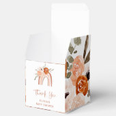 オレンジテラコッタボホ |レインボーベビーシャワー フェイバーボックス (オープン)