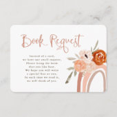 オレンジテラコッタボホ |レインボーベビーブックリクエスト エンクロージャーカード (正面)