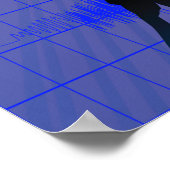 オレンジディスコボール ポスター (角)