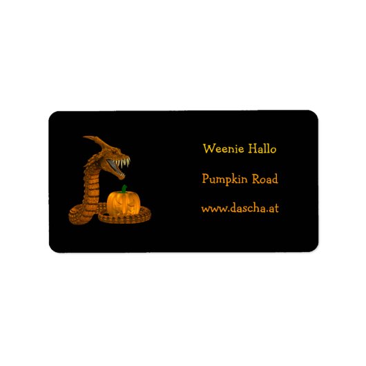 オレンジディノコンダ ラベル (正面)