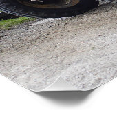 オレンジディーゼルトラクターシチリアKL II ポスター (コーナー)