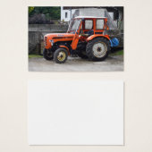 オレンジディーゼルトラクターシュティアKL II (正面&裏面)