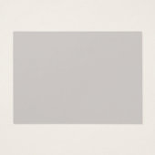 オレンジデイジーとサテン結婚のチャリティーフェイスカード (裏面)