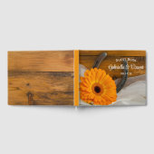 オレンジデイジーとホースシューウェスタン結婚ズ ゲストブック (全面)