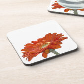 オレンジデイジーのガーベラの花 コースター (左側)