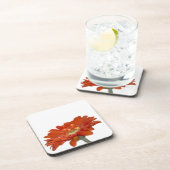 オレンジデイジーのガーベラの花 コースター (右側)