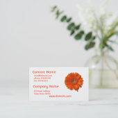 オレンジデイジーの名刺 名刺 (スタンド正面)