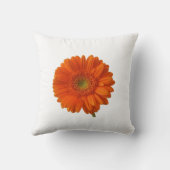 オレンジデイジーの枕 クッション (裏面)