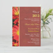 オレンジデイジーガーデン花花花卒業パーティー 招待状 (スタンド正面)