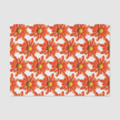 オレンジデイジーフラワー – 春サマーシャワ結婚ーズ 薄葉紙 (正面)