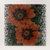 オレンジデイジーボールジグソーパズル ジグソーパズル (横)