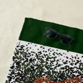 オレンジデイジーボールビーチタオル ビーチタオル (インサイチュ)